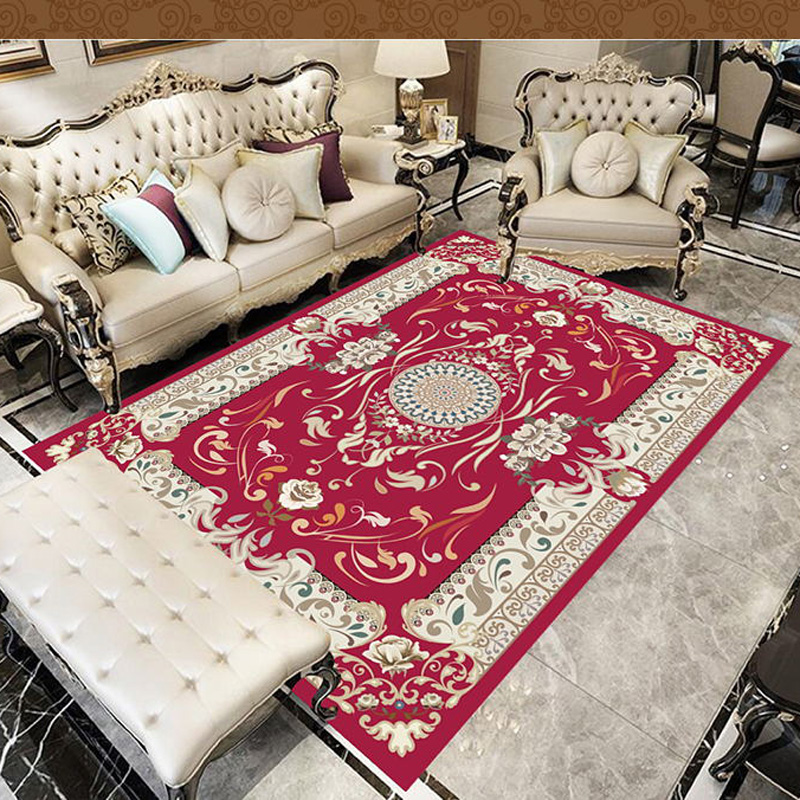 Luxurious Plus Size Carpet Vintage Saloon Carpet With Pattern