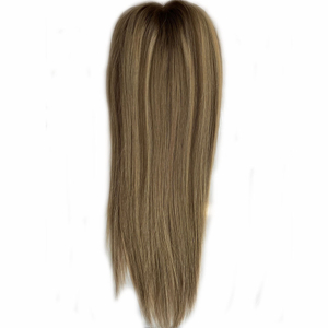 Top Quality Virgin Human Hair Toppers Silk Top Hair Replacement for Women