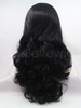 Black Lace Front Wig Synthetic Hair Cheap Price on Sale