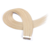 Ash Blonde Tape in Hair Extension Virgin Human Hair Skin Wefts Ash Blonde Color