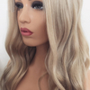 Ash Blonde Human Hair Lace Front Wigs European Virgin Hair Ombre Ash Blonde Full Lace Wigs