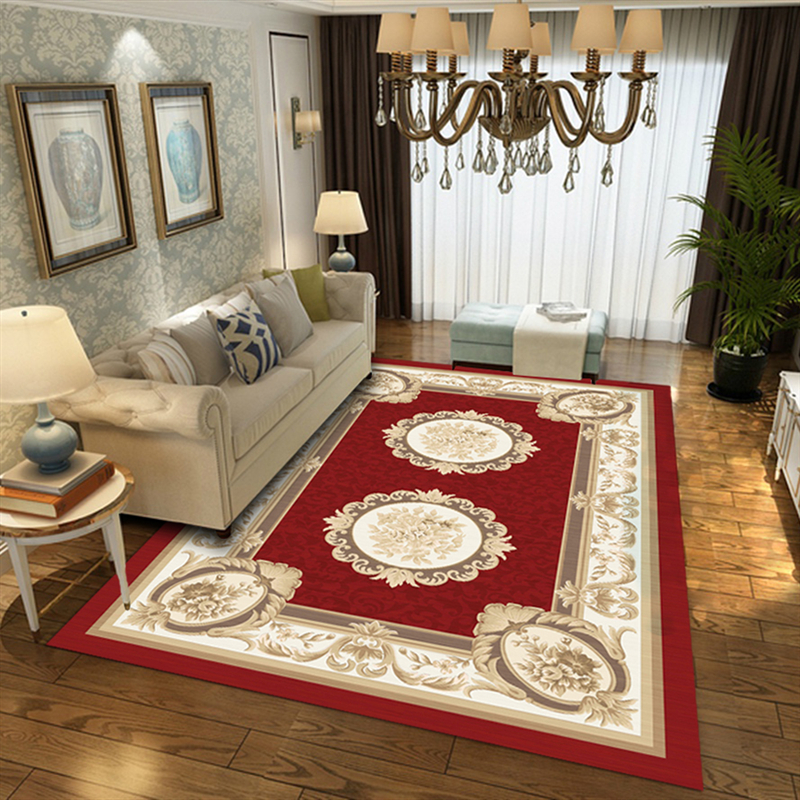 Luxurious Plus Size Carpet Vintage Saloon Carpet With Pattern