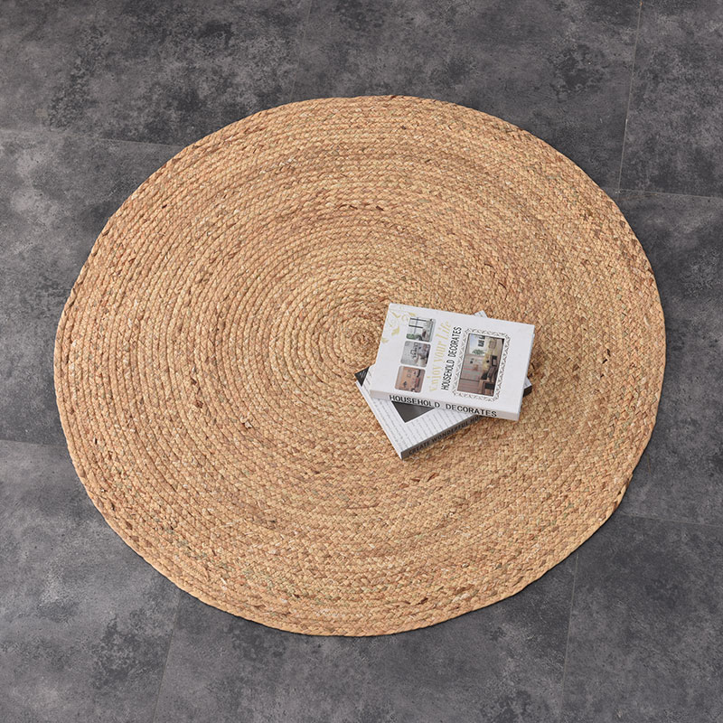 Hand Made Round Rugs Weaving Rattan Plus Size Rugs