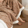Casual Soft Blankets Coral Velvet Think Winter Blankets
