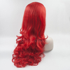 Red Lace Front Wig Synthetic Lace Wig Wave Hair