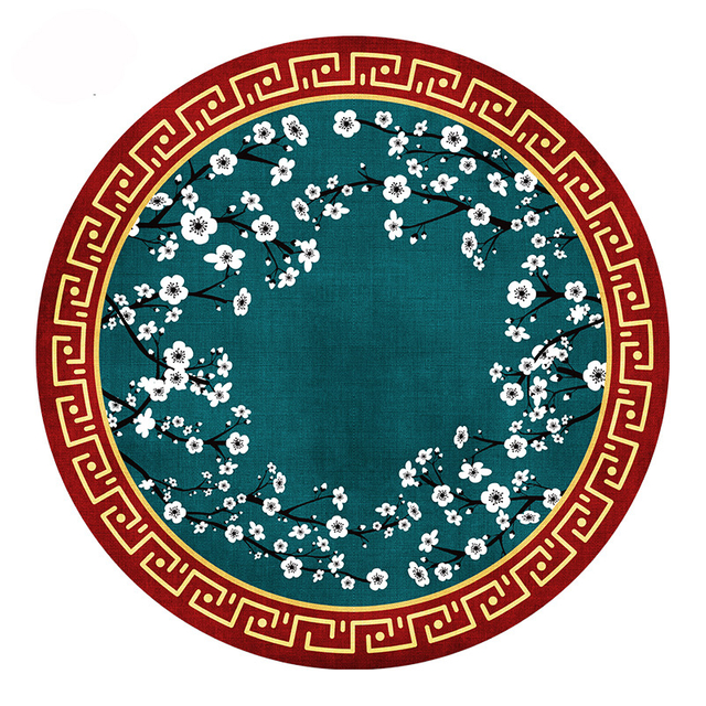 Chinese Style Vintage Rugs Plus Size Rugs with Pattern