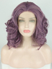 Pastel Hair Color Synthetic Lace Front Wig Cute Wavy