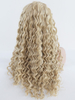 Curl Blonde Lace Front Wig Synthetic Hair Heat Resistant