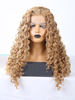 Black Root with Moss Green Ombre Synthetic Lace Front Wig
