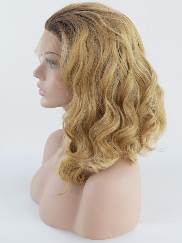 Natural Front Lace Wig Synthetic Hair Heat Resistant