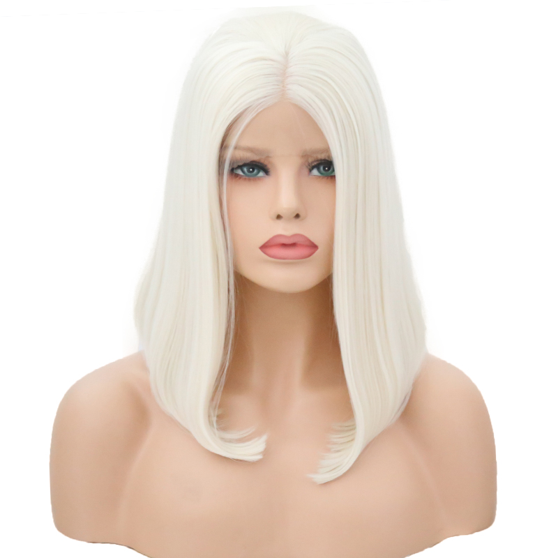 Fashion Bob Hair Synthetic Lace Front Wig for Girl