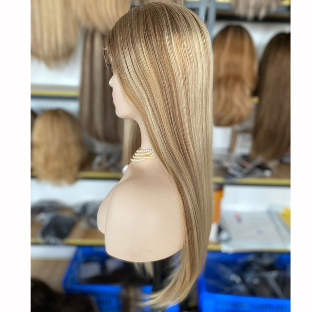 Jewish Wigs,Virgin Hair Jewish Wigs,Kosher Wig Silk Top,Mono Base,Super