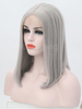 Gery And Green Synthetic Hair Lace Front Wig Free Shipping