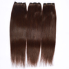 Silk Straight Brown Color Human Hair Bundles for White Women