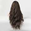 Machine Made Synthetic Wig Medium Brown Hair