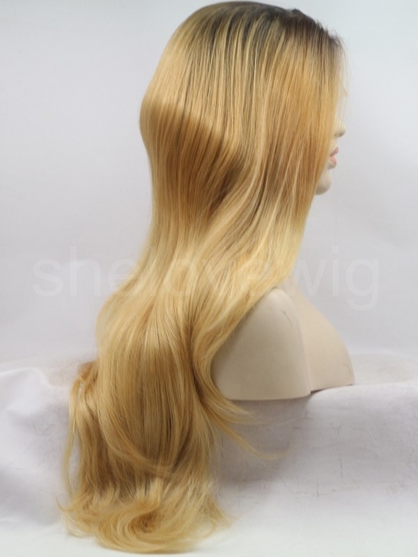Beauty Ombre Wavy Synthetic Hair Lace Front Wig