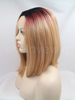 Bob Hairstyle Synthetic Lace Front Wig Three Ombre