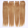 Silk Straight Human Hair Bundles for White Women Dark Blonde 3pcs/pack