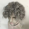 Buy Men's Toupee Hair Online Thin Skin Base Grey Color Human Hair Men Toupee