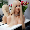 Buy Jewish Wigs Online Virgin Human Hair Blonde Color Kosher Wig Monofilament Base
