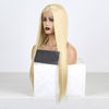 Blonde Human Hair Lace Front Wigs Silk Straight Human Hair Glueless Lace Wig Color613