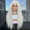 Loose Curl Lace Front Wig Synthetic Hair Heat Resistant