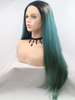 Trendy Ombre Lace Front Wig Synthetic Hair Heat Resistant