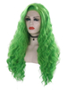 Summer Fresh Green Lace Front Wig Synthetic Hair Lace Wig