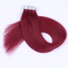 Buy Top Quality Tape in Hair Extension Online Red Wine Color Tape in Hair