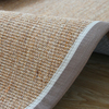 Top Quality Woven Rugs Sisal Hemp Fabric Rugs Size Can Custom